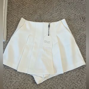 White Pleated Skort - English Factory / Nordstrom